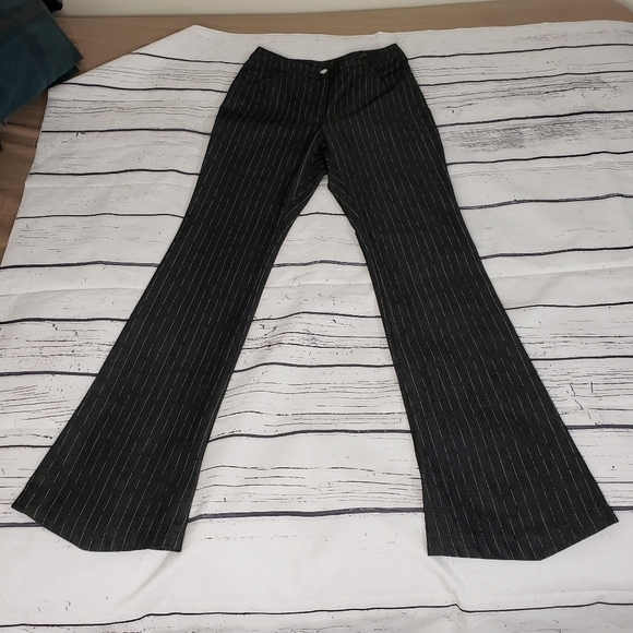 Laurel Jeans Pine Strip Wideleg Women Pant Size S/M - Picture 8 of 13